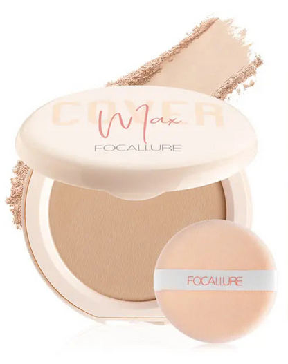 Matte Pressed Powder - Oil Control, Brightening Face Base Foundation