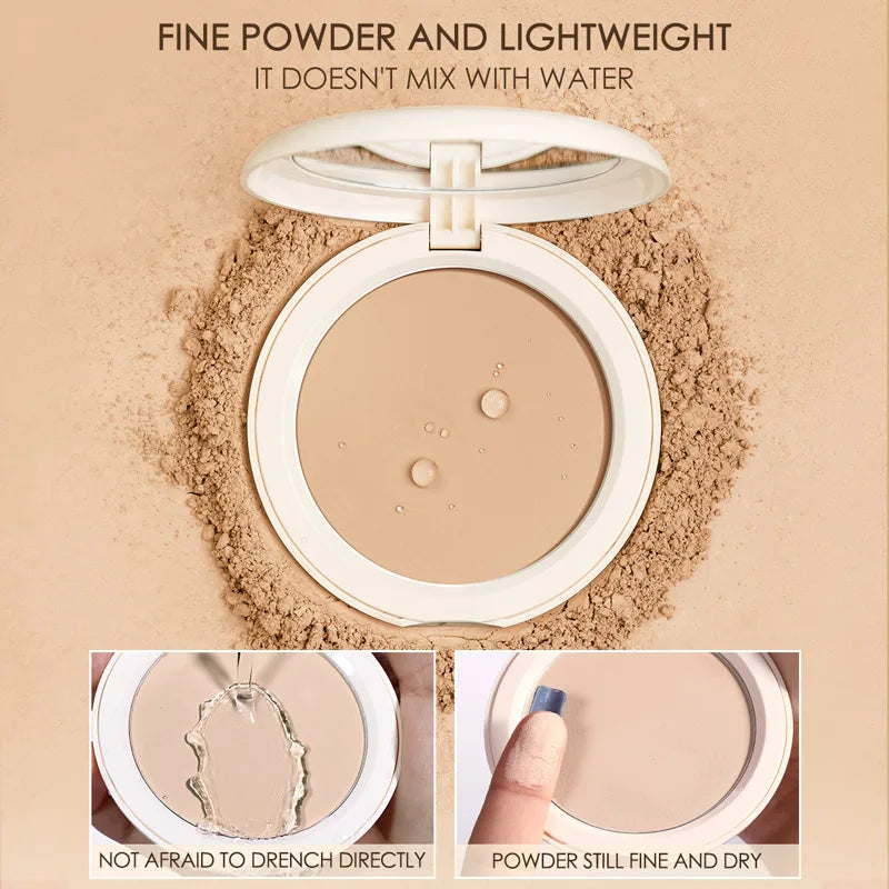 Matte Pressed Powder - Oil Control, Brightening Face Base Foundation