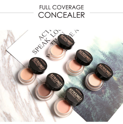 Waterproof Full Coverage Concealer - Long-lasting, Oil-Control Cream