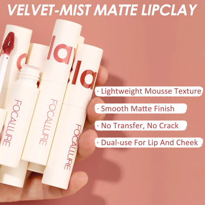 Velvet Matte Liquid Lipstick - Waterproof, Long-lasting & Lightweight