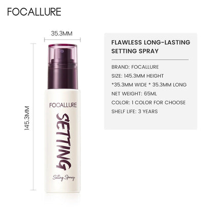 Long-Lasting Hydrating Face Spray - Lightweight Mist, Oil Control, Natural Finish