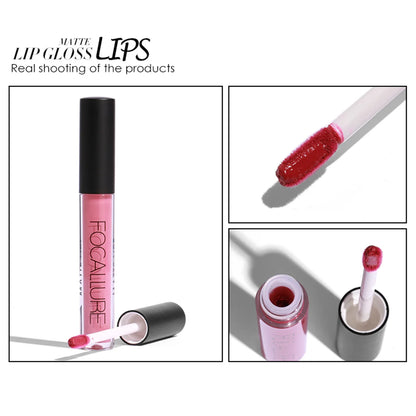 Matte Liquid Lipstick, Long-Lasting, Waterproof, Non-Stick, Lip Gloss