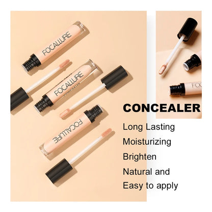 Full Coverage Waterproof Concealer - Long-lasting, Smooth, Moisturizing