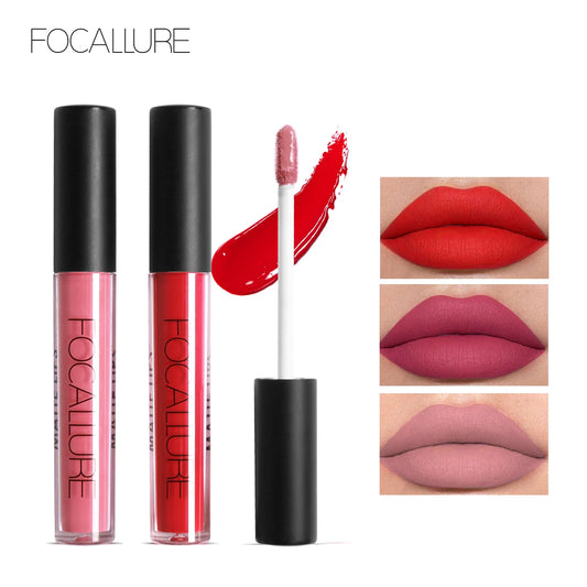 Matte Liquid Lipstick, Long-Lasting, Waterproof, Non-Stick, Lip Gloss