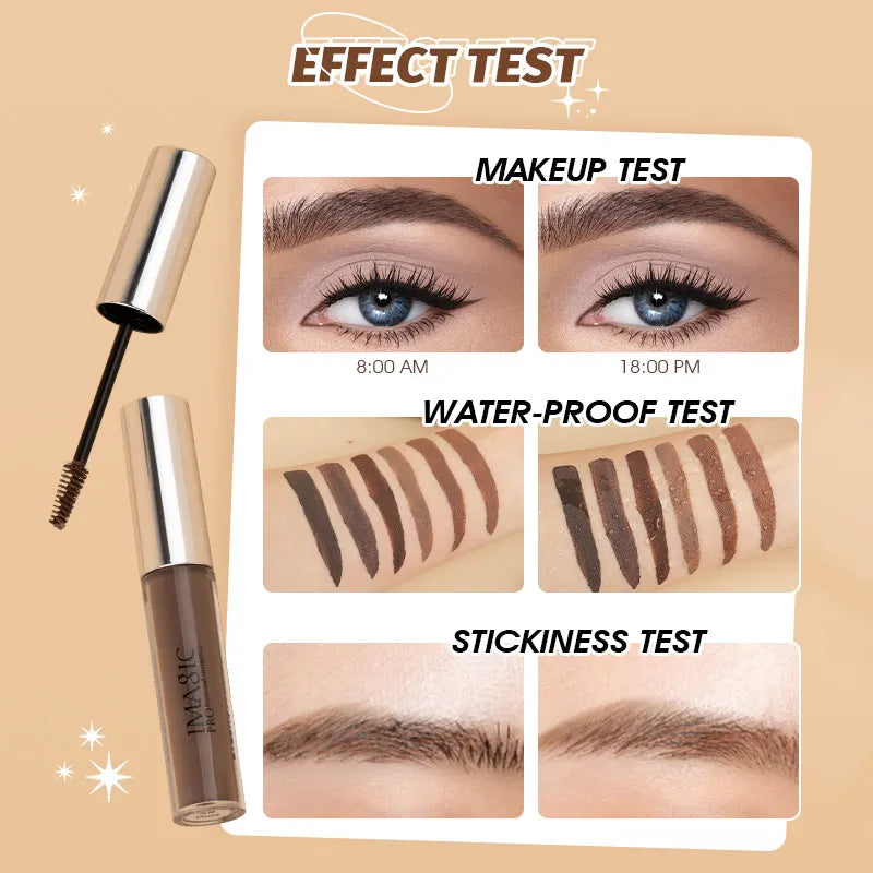 Waterproof Eyebrow Gel - 6 Colors, Long-Lasting