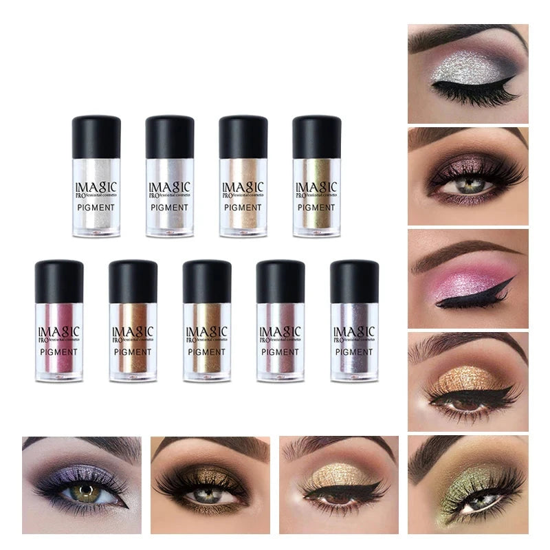 Glitter Eyeshadow - Metallic, Waterproof Shimmer