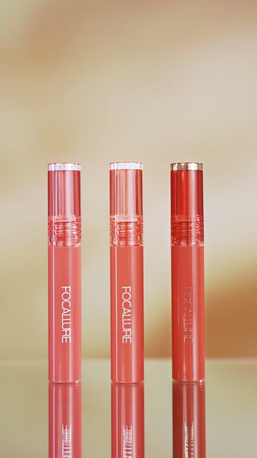 Jelly-Clear Dewy Lip Gloss - Moisturizing, Waterproof, Velvet Matte